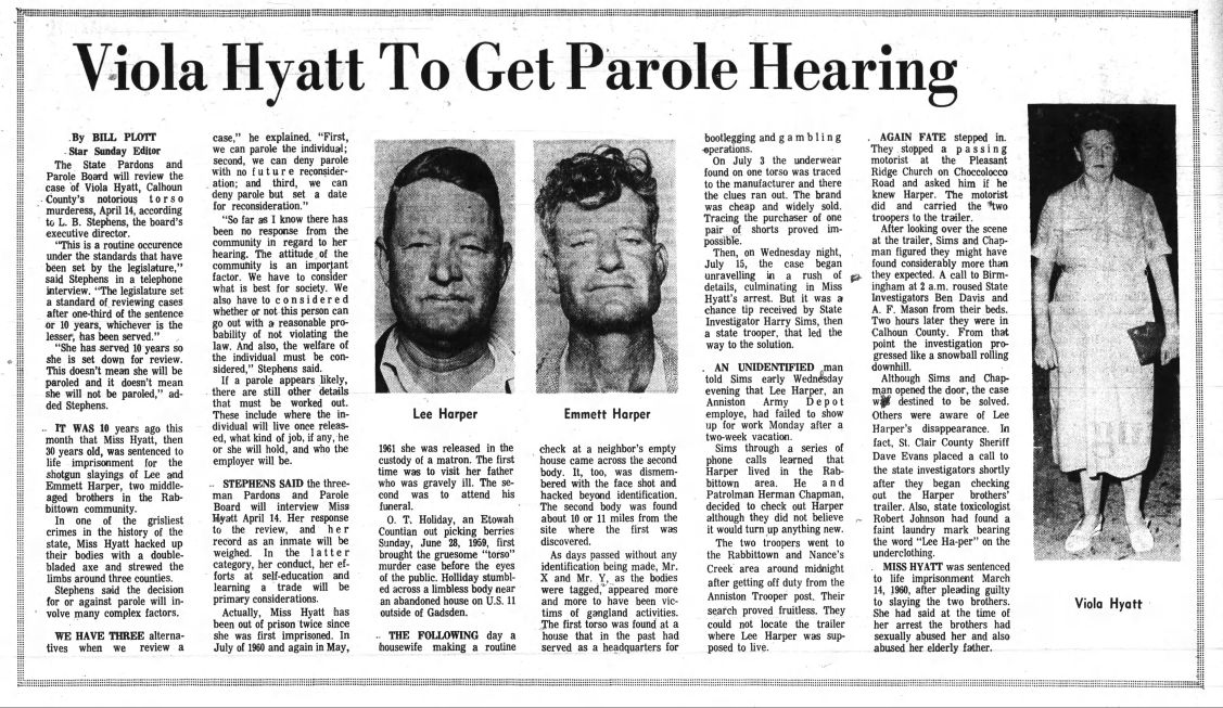Viola Hyatt hearing